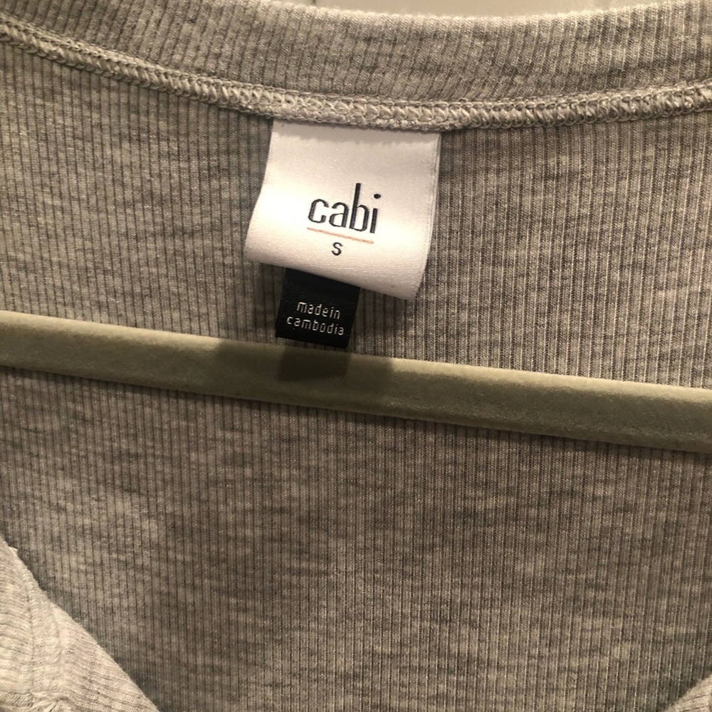 Cabi Serenity Long Sleeve Tee -Sz Small Oversized Casual Stretchy Capsule Layer - Picture 3 of 11